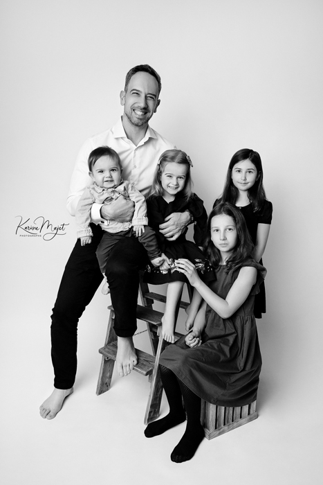séance photo papa et ses enfants en famille Karine Majet photographe