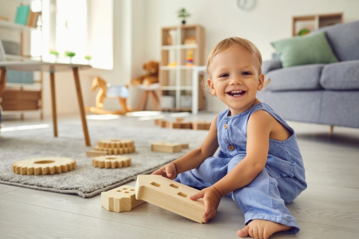 idée d'activité pour un enfant à la maison avec des jeux en bois