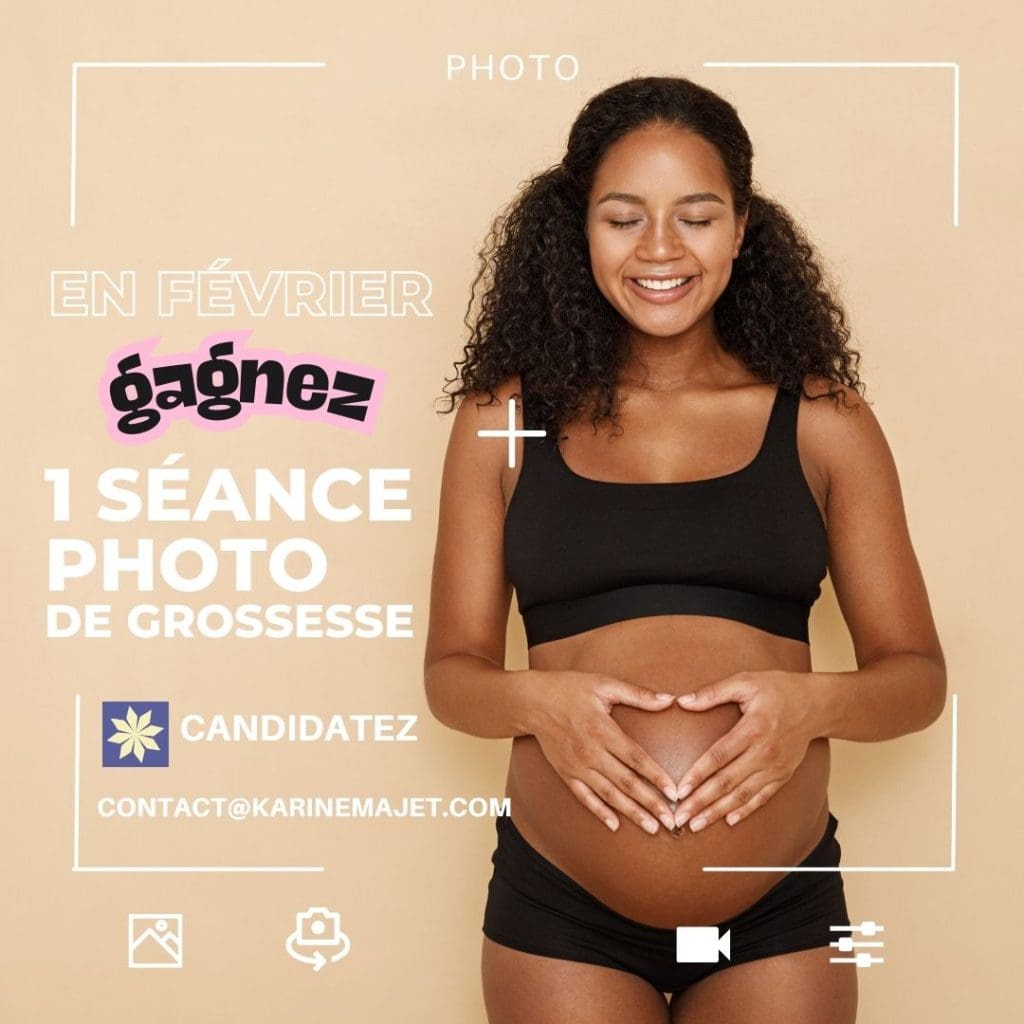 gagnez un shooting photo de grossesse en février 2025 avec Karine Majet